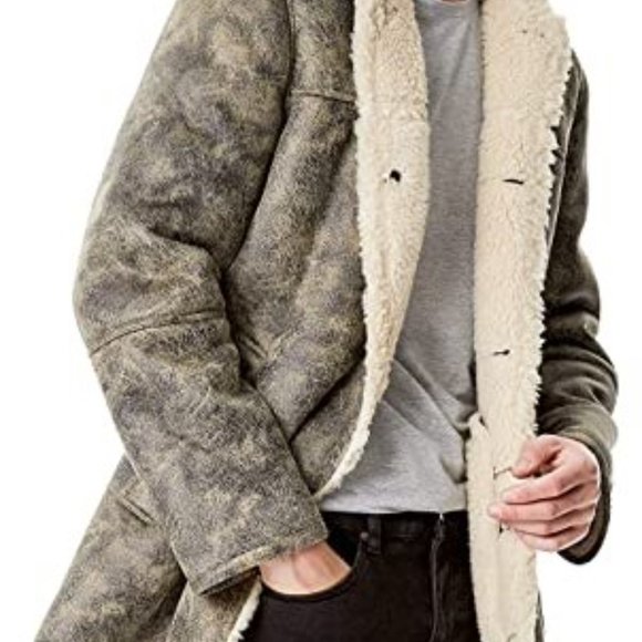 Tommy Hilfiger Men's Classic Faux Shearling Walking Coat - Size XXL - Picture 6 of 11